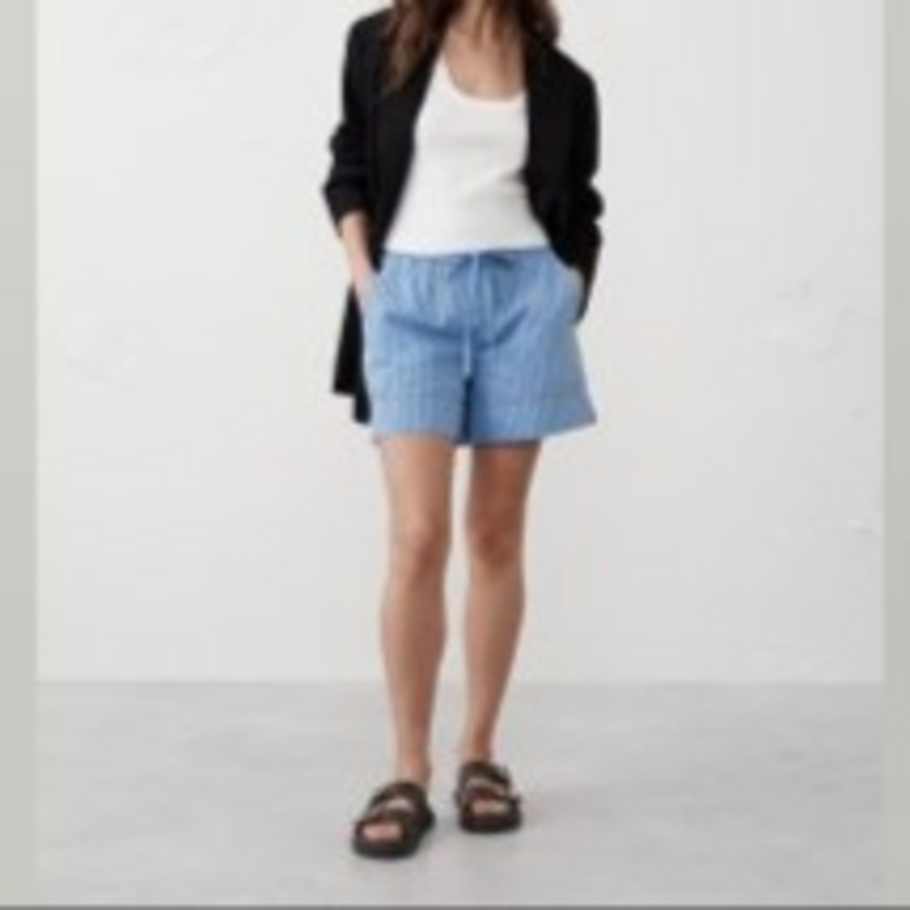 Banana Republic Factory Drawstring Short in Blue